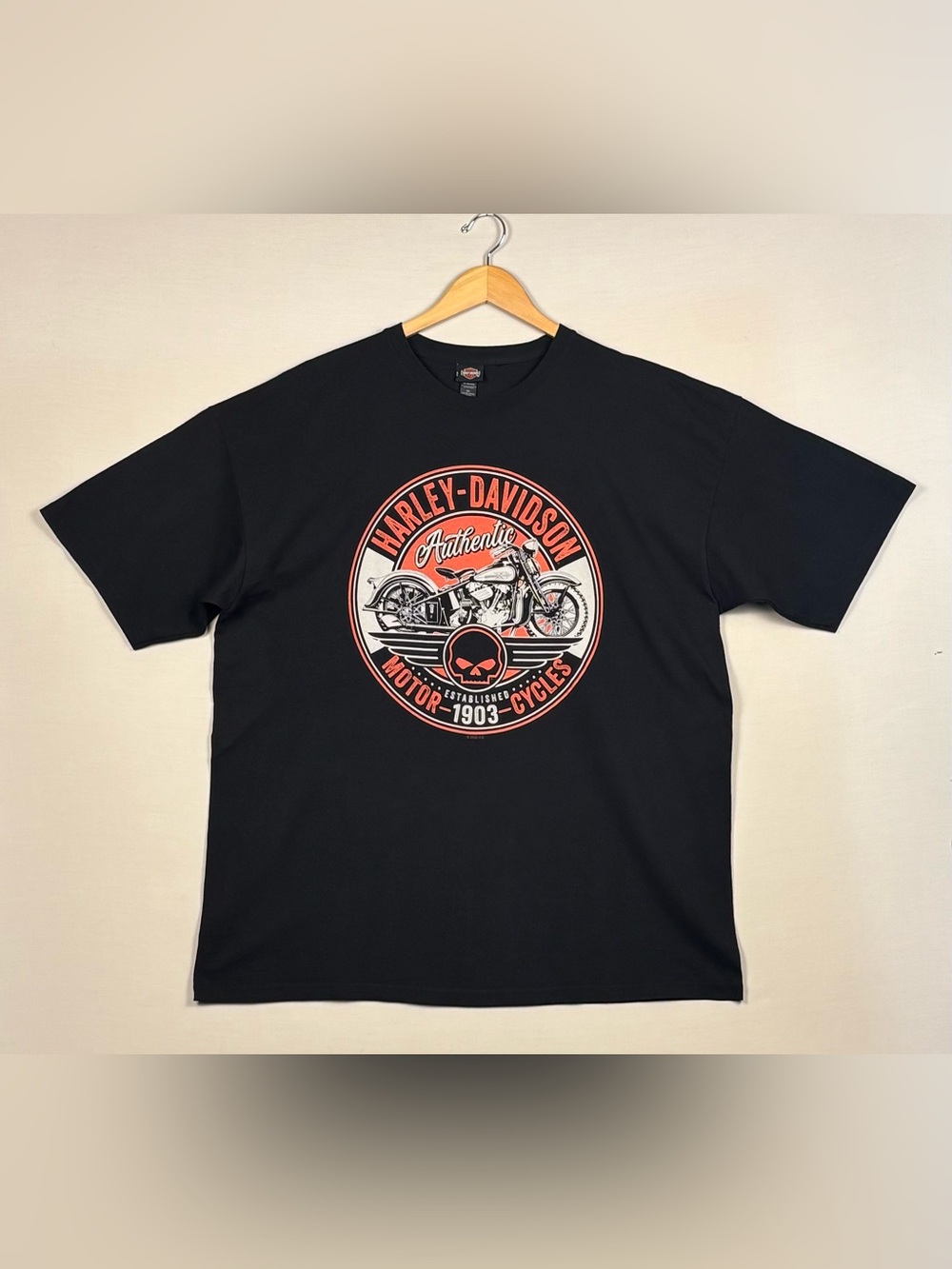 Harley-Davidson Curacao Dutch Caribbean Motorcycle Graphic T-Shirt XXL